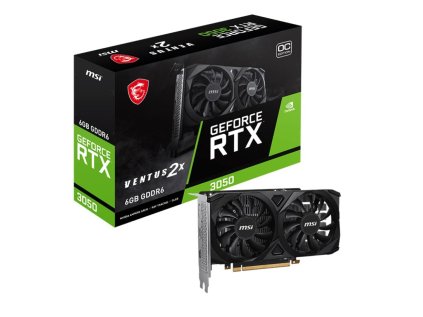 msi nvidia geforce rtx 3050 ventus 2x e 6g oc ien534686