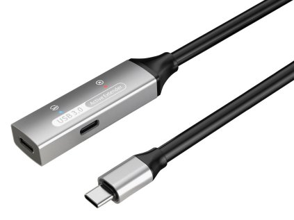 premiumcord usb c repeater a prodluzovaci kabel male female 5gbps aluminium 10m ien535164