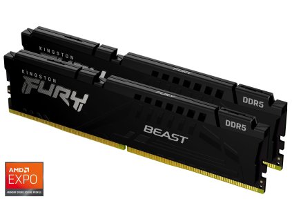 kingston fury beast dimm ddr5 32gb 6000mhz cl36 cerna amd expo kit 2x16gb ien529813