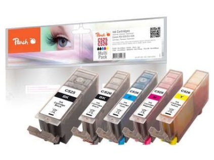 peach combi pack s cipem kompatibilni s canon pgi 525 cli 526 ien126239