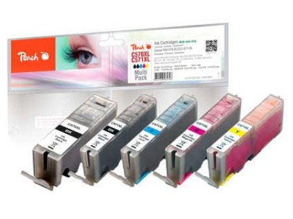 peach combi pack s cipem kompatibilni s canon pgi 570xl cli 571xl ien250582