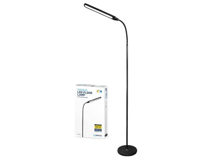 platinet pfl22b podlahova lampa led signus 10w cerna ien535421