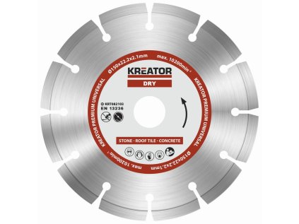 Kreator KRT082103 - Diamantový kotouč segmentový 150mm PREMIUM