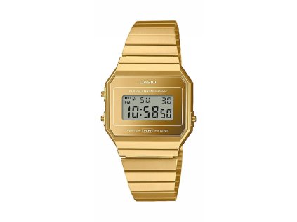 casio a700wevg 9aef unisex naramkove hodinky zlata ien526439