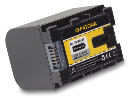 PATONA baterie pro digitální kameru JVC BN-VG121 2400mAh Li-Ion