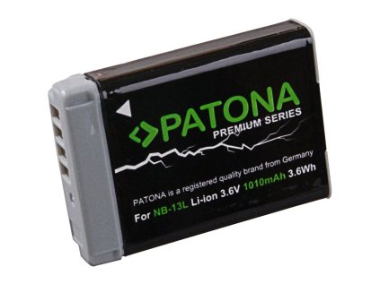 patona pt1253 canon nb 13l 1010mah li ion premium ien317895