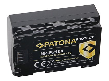 patona baterie sony np fz100 2250mah li ion protect ien402004
