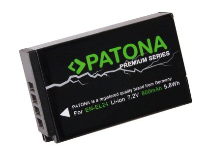 patona baterie pro foto nikon en el24 800mah li ion premium ien443808