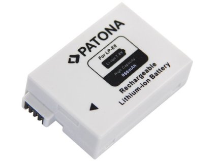 patona pt1077 canon lp e8 950mah li ion ien170348