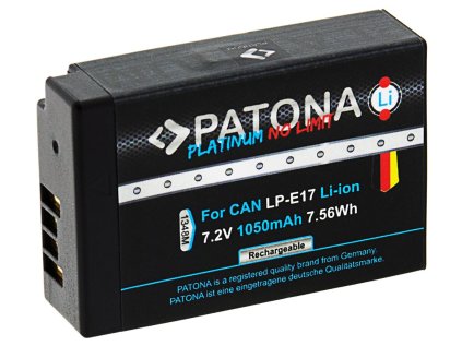 patona baterie pro foto canon lp e17 1050mah li ion platinum dekodovana ien524186