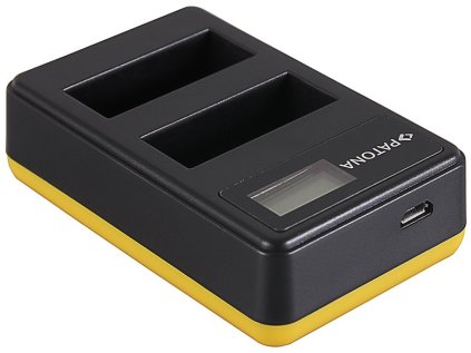 PATONA nabíječka Foto Dual LCD Nikon EN-EL14 USB