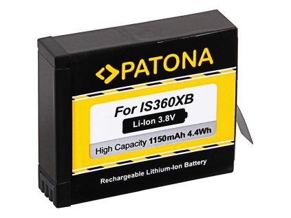 patona pt1306 insta 360 one x 1150mah li ion 3 8v ien332637