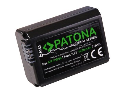 patona pt1248 sony np fw50 1030mah li ion premium ien332608