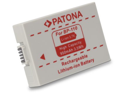 patona baterie pro digitalni kameru canon bp 110 950mah li ion ien429274
