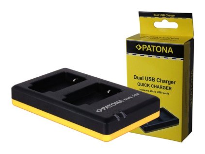 patona nabijecka foto dual quick canon lp e17 usb ien429375