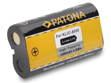patona baterie pro foto kodak klic 8000 1300mah ien443862