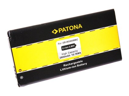patona baterie pro mobilni telefon samsung s5 gt i9600 2800mah 3 7v li ion ien443884
