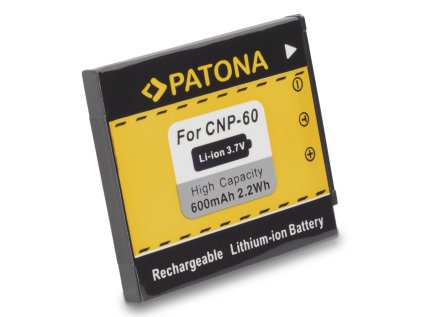 PATONA baterie pro foto Casio NP-60 600mAh