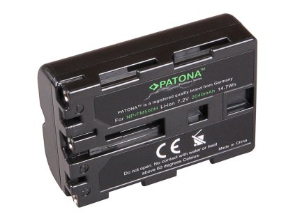 Patona Premium PT1167 - Sony NP-FM500H 2040mAh Li-Ion