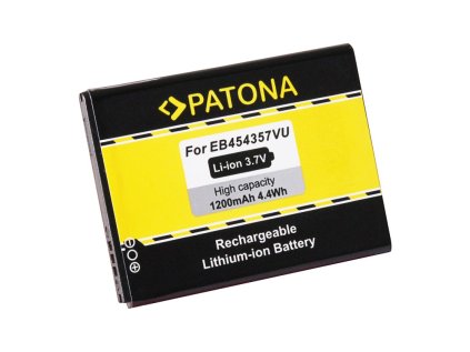 patona baterie pro mobilni telefon samsung eb454357vu 1200mah 3 7v li ion ien443889