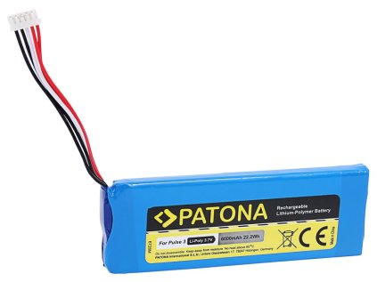 patona baterie pro reproduktor jbl pulse 3 6000mah 3 7v li pol ien524225