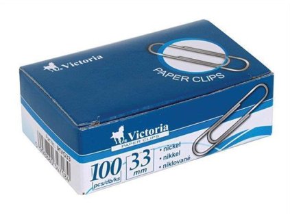 VICTORIA Kancelářské sponky, 33 mm