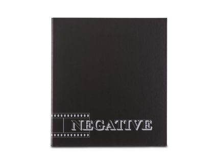Hama NEGATIVE pořadač s 4 kroužkovou mechanikou, šířka hřbetu 39 mm, černý