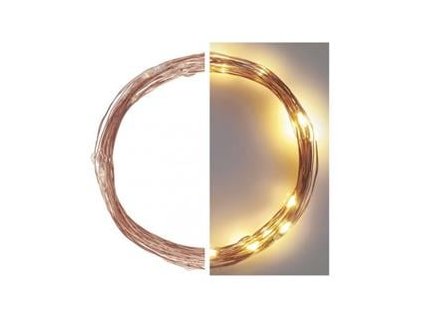 led vanocni nano retez medeny 4 m venkovni i vnitrni tepla bila casovac ig449317
