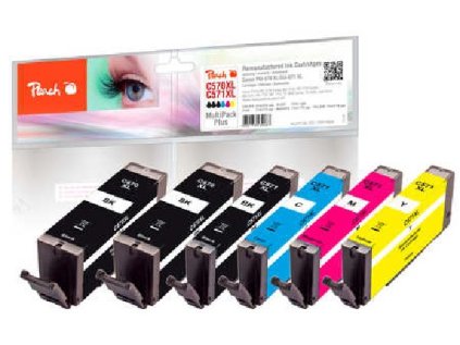 PEACH kompatibilní cartridge Canon PGI-570XL/CLI-571XL MultiPack Plus
