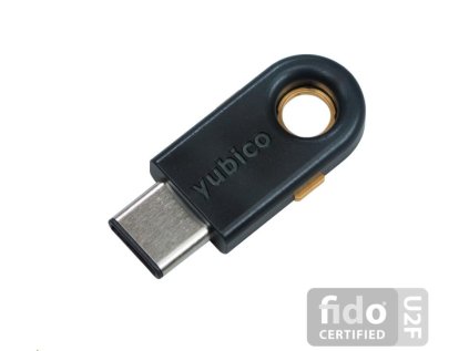 YubiKey 5C - USB-C, klíč/token s vícefaktorovou autentizaci, podpora Smart Card (2FA)