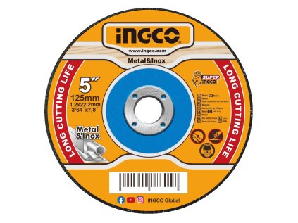 ingco mcd121255 kotouc rezny na kov 125 x 1 2 mm sada 10ks ien534997