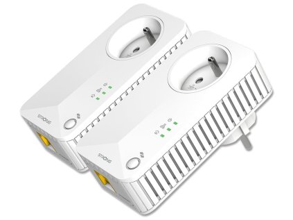strong sada 2x adapteru powerline 600 duo fr powerline 600 mbit s 1x lan bily ien478099
