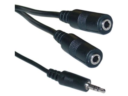 premiumcord kabel jack 3 5mm stereo y m 2xf 2m ien63336