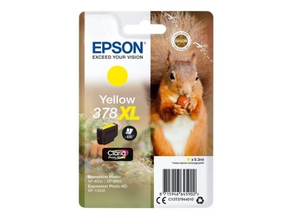 epson 378xl claria photo hd ink yellow zluta originalni ien316555