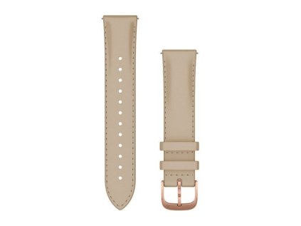 garmin reminek quick release 20mm kozeny bezovy ruzovozlata prezka ien366658