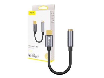 audio adapter baseus l54 usb c mini jack 3 5 mm cerno sedy ien523392