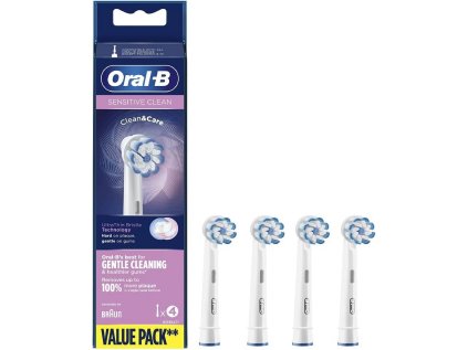 oral b eb 60 4 pro sensitive clean nahradni hlavice 4 ks ien520807