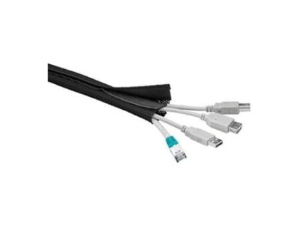 goobay pas na svazovani kabelu suchy zip delka 1 80m a sirka 2 4cm cerna barva ien210712
