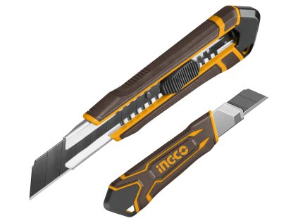 Ingco HKNS112505 Nůž odlamovací 25mm ZINK s tlačítkem