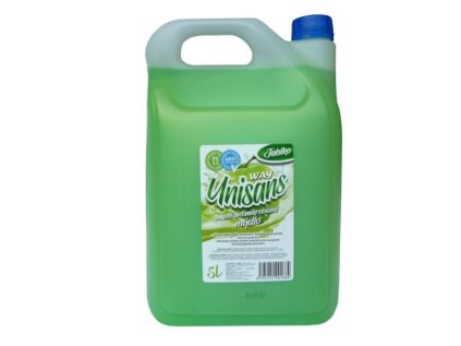 Antimikrobiální mýdlo UNISANS Jablko 5l, pH 5.5
