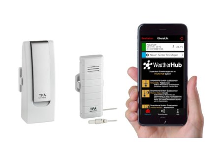 tfa 31 4002 02 bezdratovy monitor klimatu weatherhub startovni balicek c 2 ien454005