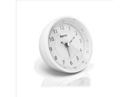 Hama Roundly, budík řízený rádiovým signálem, bílý