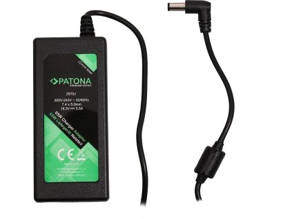 patona pt2570 premium notebookovy adapter hp 7 4 x 5mm 18 5v 3 5a 65w ien330075
