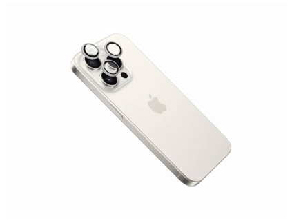 ochranna skla cocek fotoaparatu fixed camera glass pro apple iphone 16 pro 16 pro max bily titan ien532139