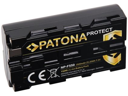 patona baterie pro foto sony np f550 3500mah li ion 7 2v protect ien443805
