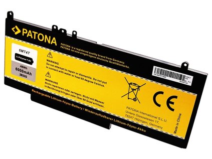 patona baterie pro ntb dell latitude e5470 e5570 3510 6000mah li lon 7 6v 6mt4t ien429532