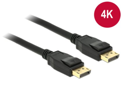 delock displayport 1 2 kabel samec displayport samec 4k 3m 83807 ien260150
