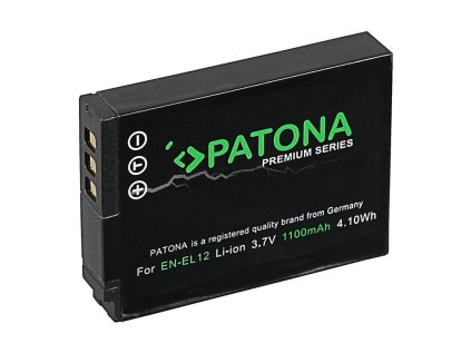 patona premium pt1168 nikon en el12 1100mah li ion ien217856