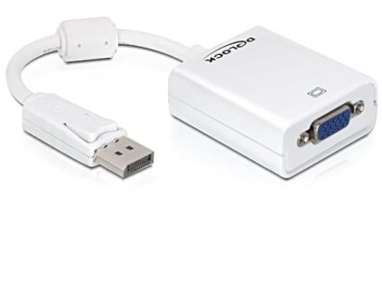 Delock adaptér DisplayPort (samec) na VGA (samice) (61766)
