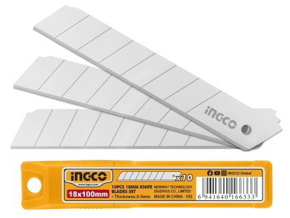 Ingco HKNSB112 Čepel náhradní 18x100mm sada 10ks
